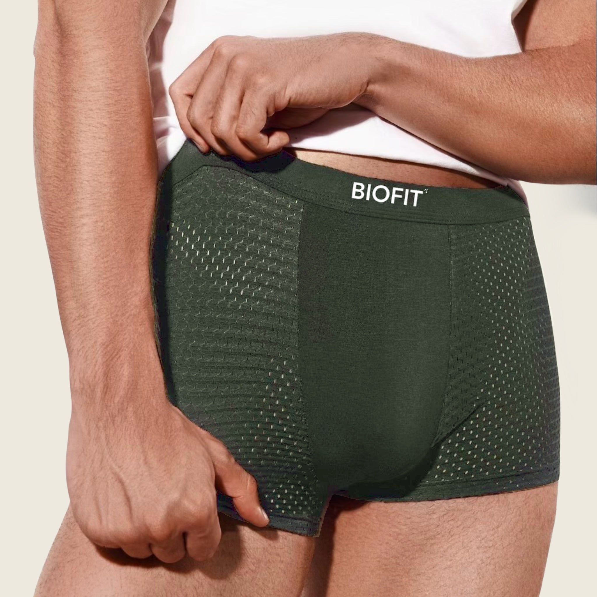 BIOFIT® Bamboe Boxershorts 5-Pack Groen | + 5 GRATIS