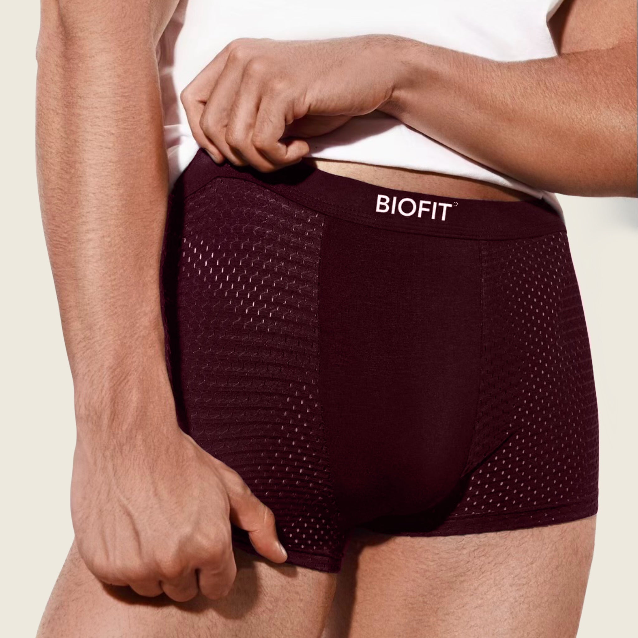 BIOFIT® Bamboo Boxers Röd