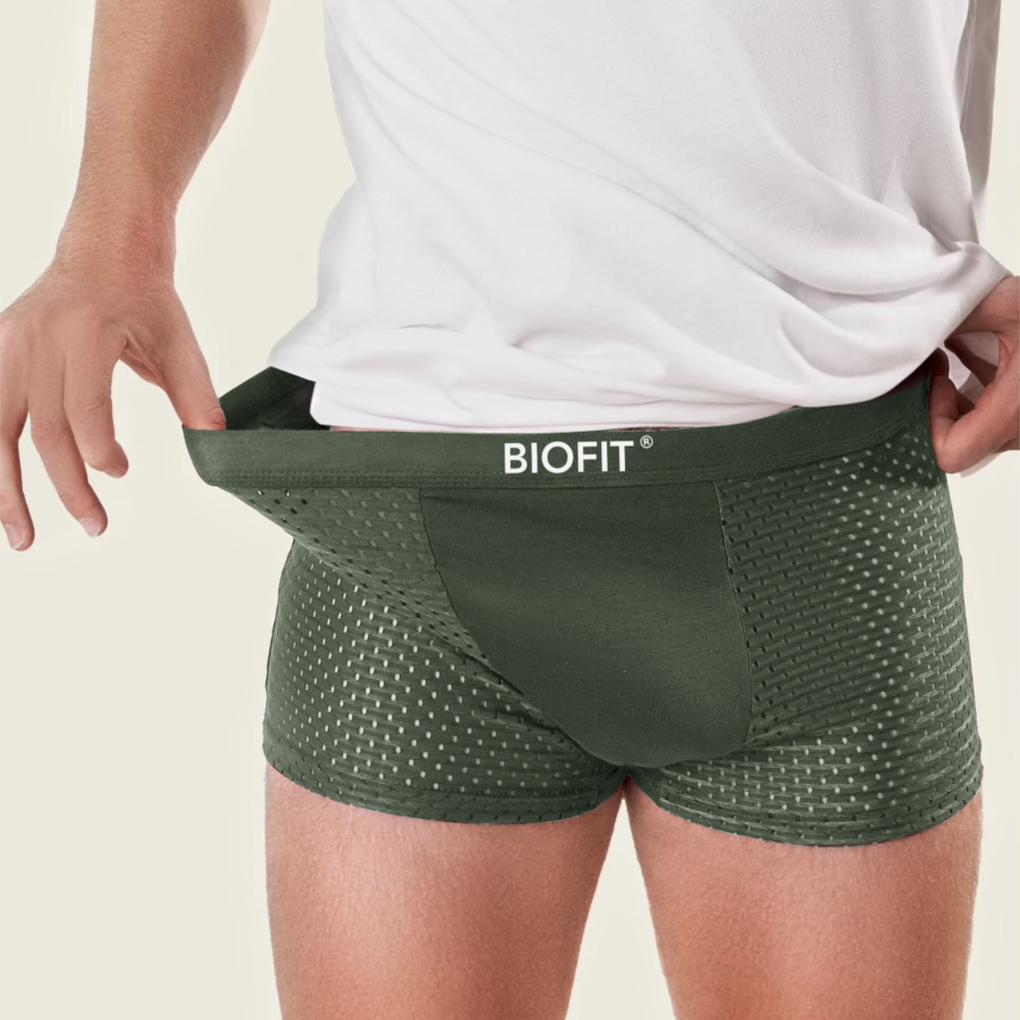 BIOFIT® Bamboe Boxershort Groen