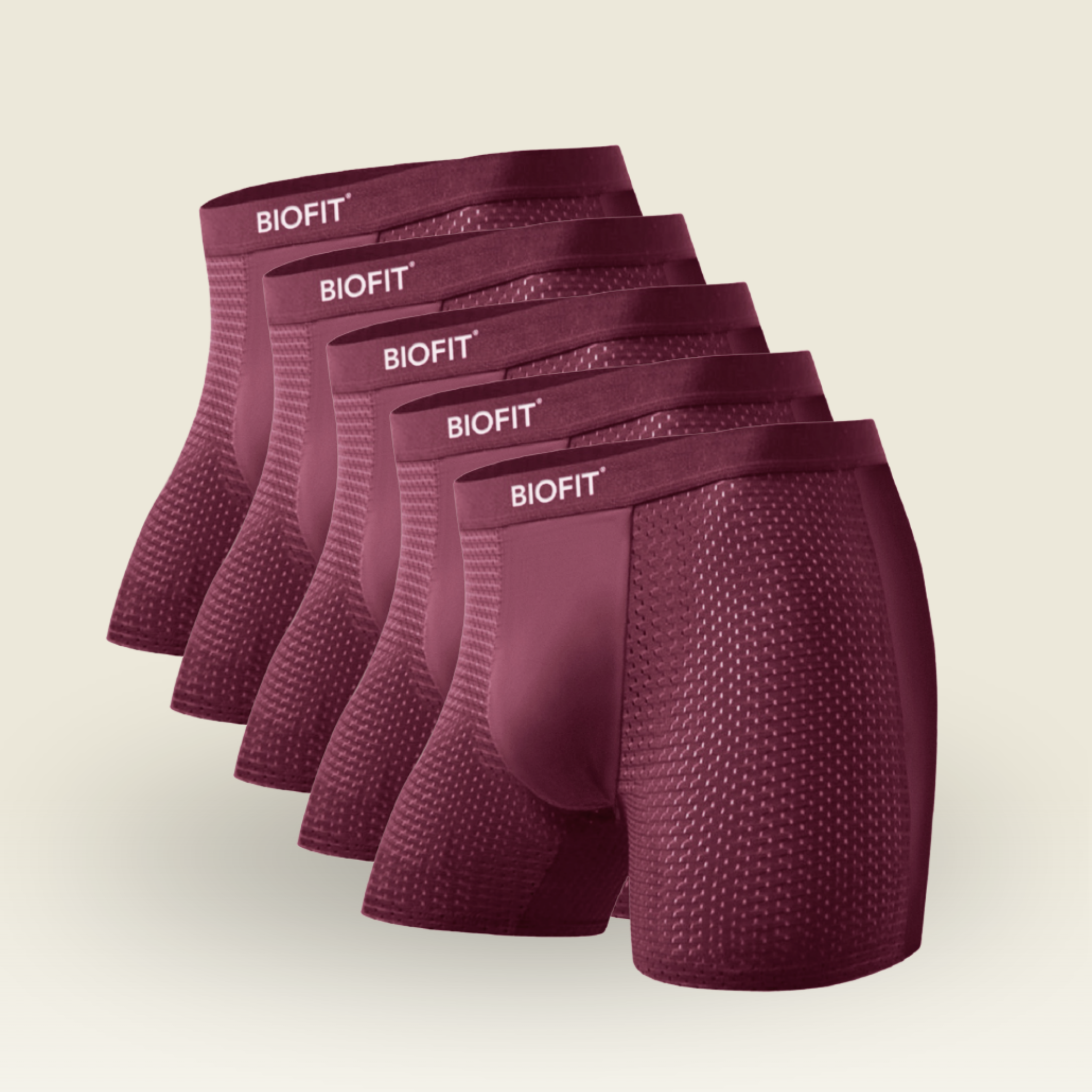 BIOFIT Essentials Boxer Briefs Red | 5 Pack + 5 FREE
