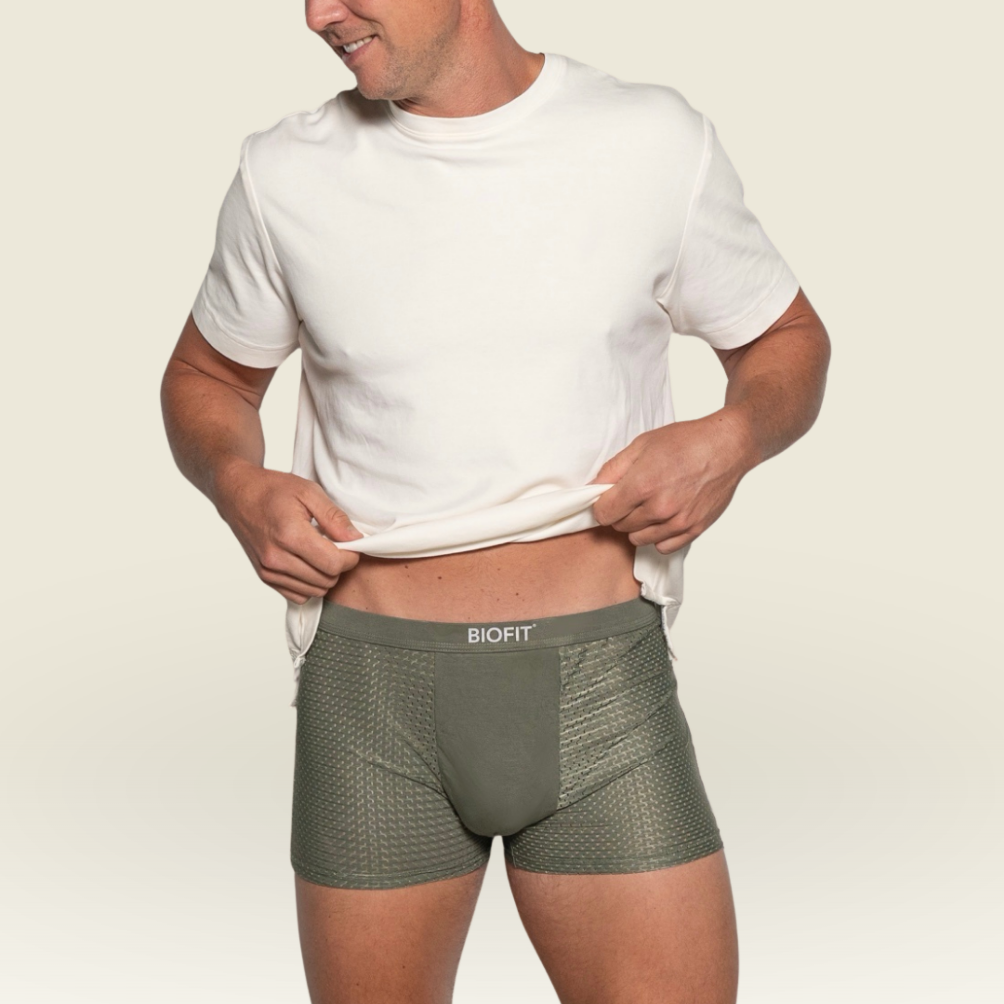 BIOFIT Essentials Boxer Trunks 3-Pack Green