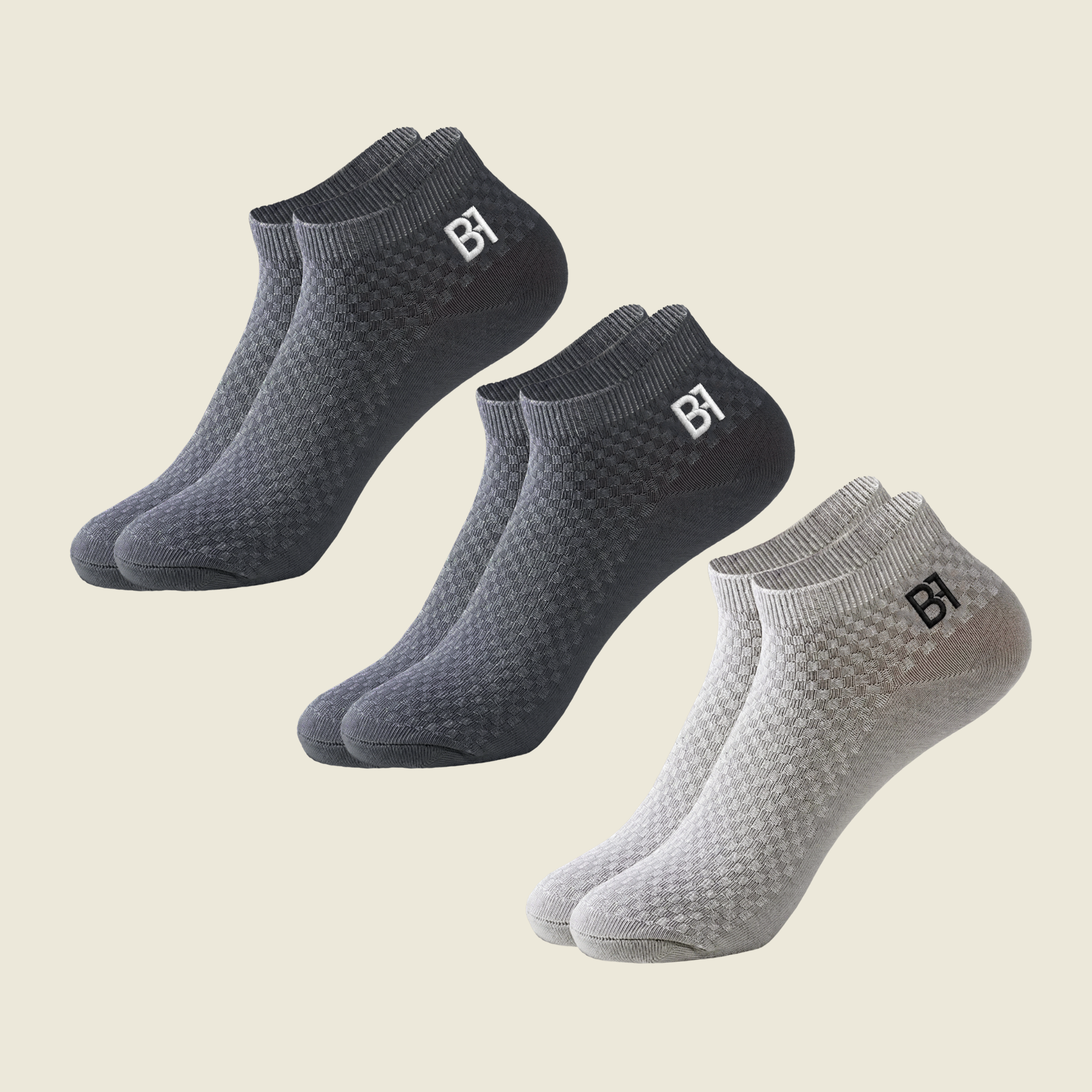 BIOFIT Bamboo Socks – The All Grey 3