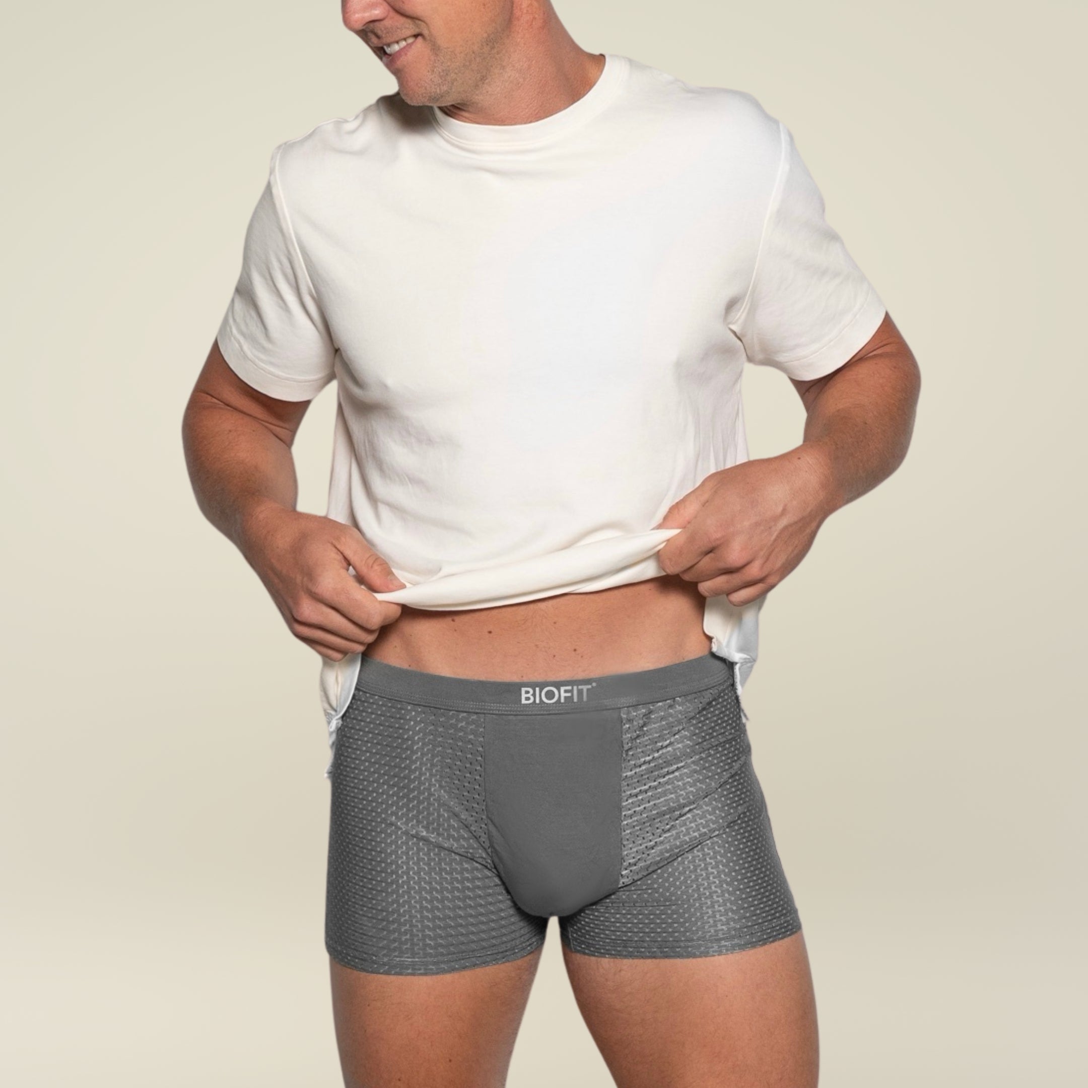 BIOFIT Essentials Boxer Trunks Grey