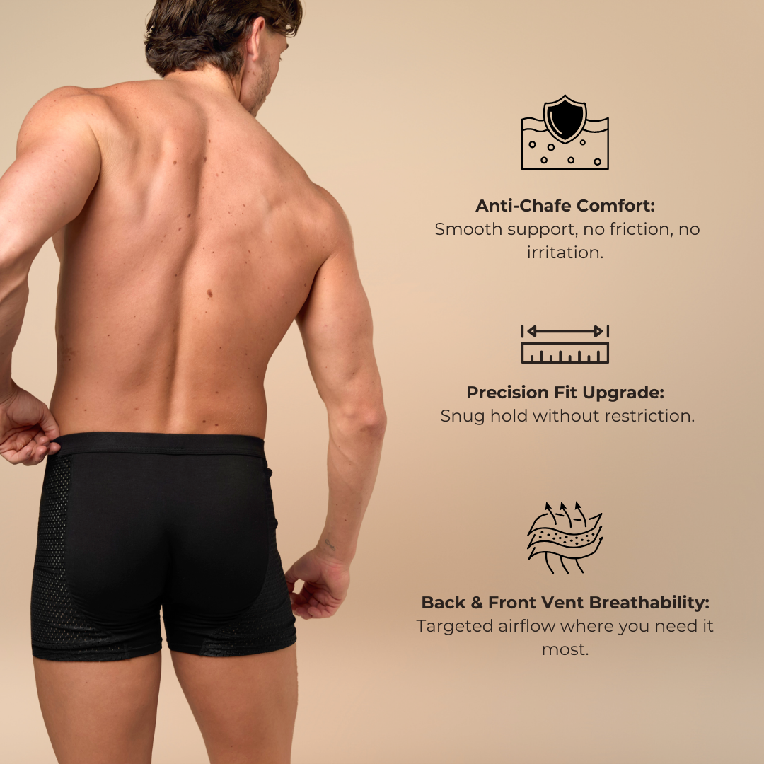 BIOFIT® Origins Black Boxers 5-Pack