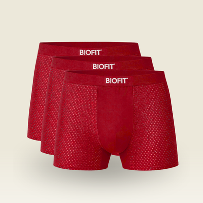 BIOFIT® Essentials Boxer Trunks Red