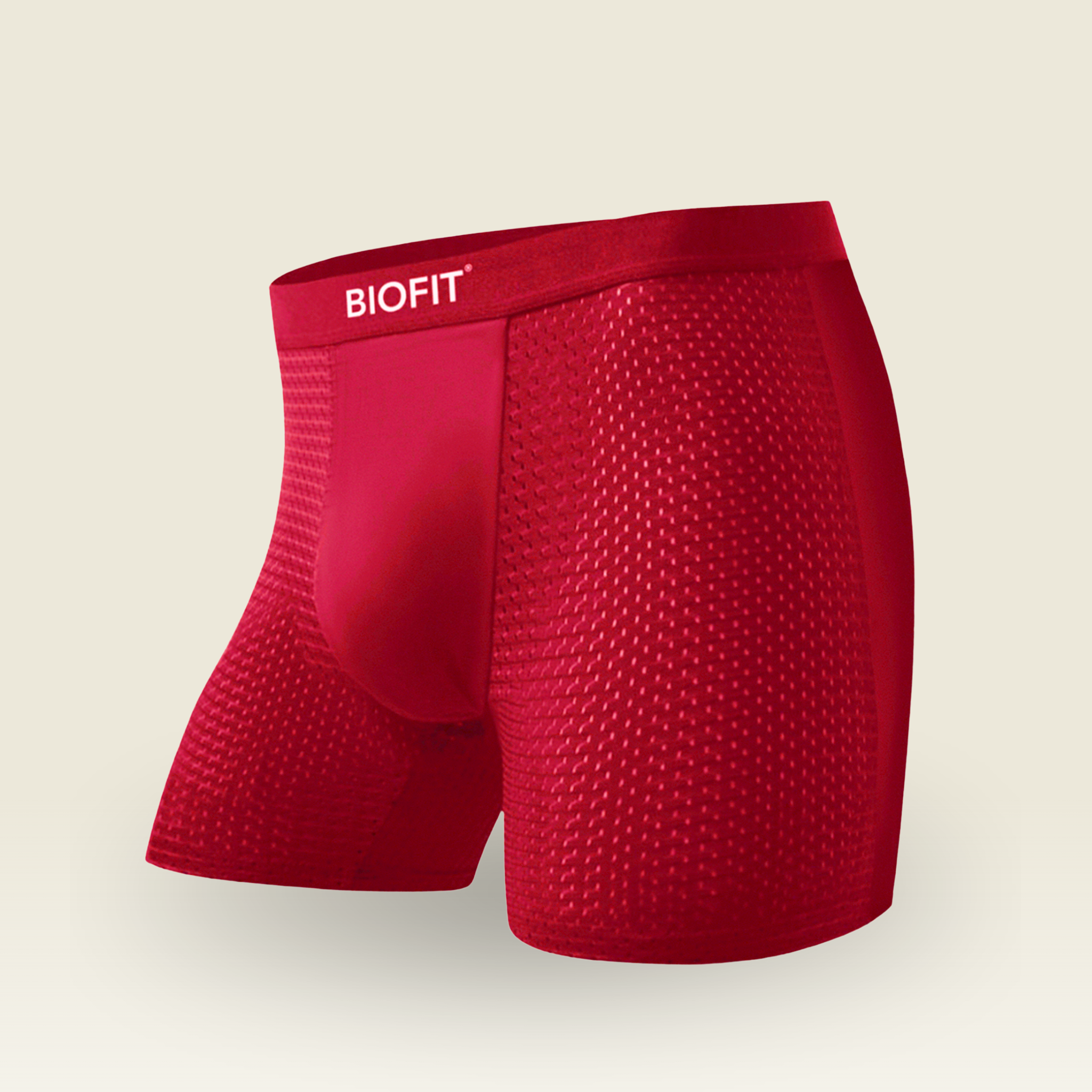 BIOFIT® Essentials Boxer Trunks Red