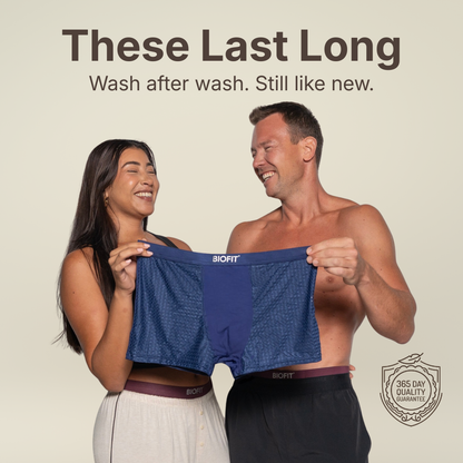 BIOFIT® Essentials Boxer Trunks 5-Pack Grey | + 5 FREE