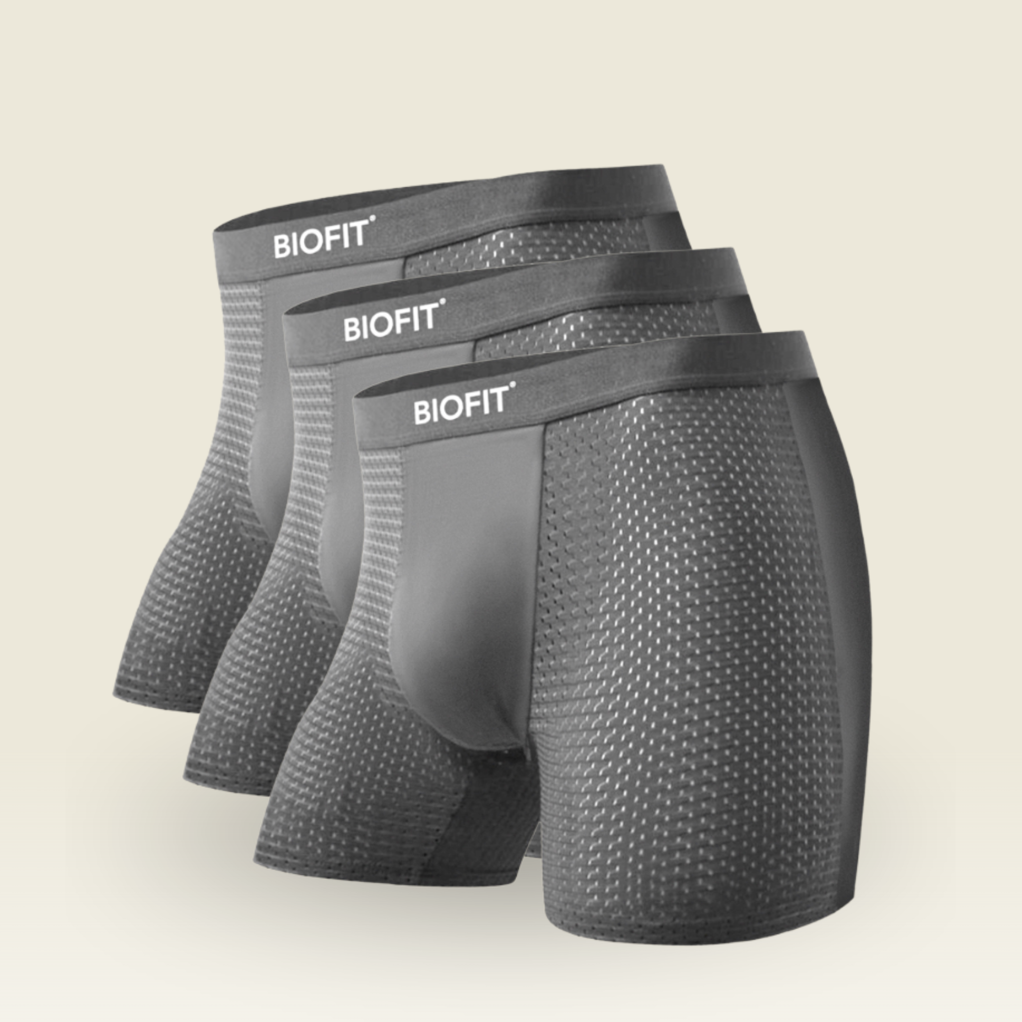 BIOFIT® Essentials Boxer Trunks Grey