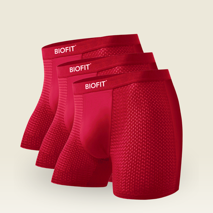 BIOFIT® Essentials Boxer Trunks Red