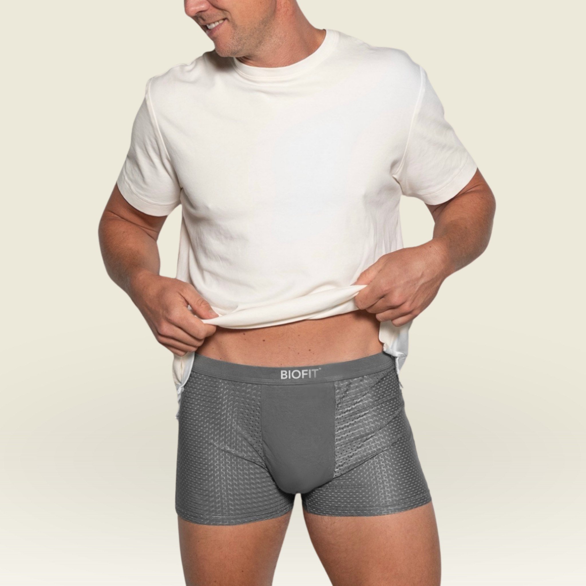 BIOFIT® Essentials Boxer Trunks Grey