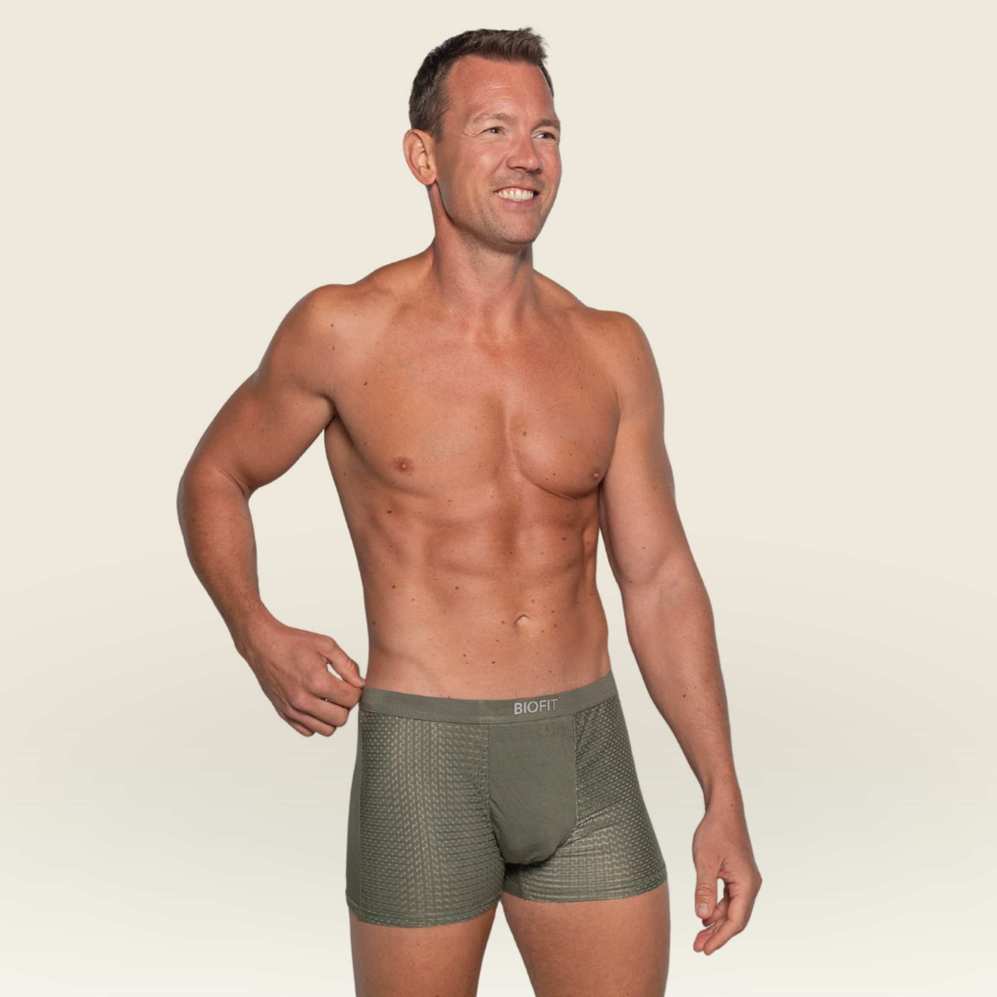 BIOFIT Essentials Boxer Trunks 3-Pack Green