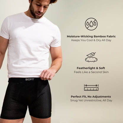 BIOFIT® Bamboo Boxers 2.0 Black
