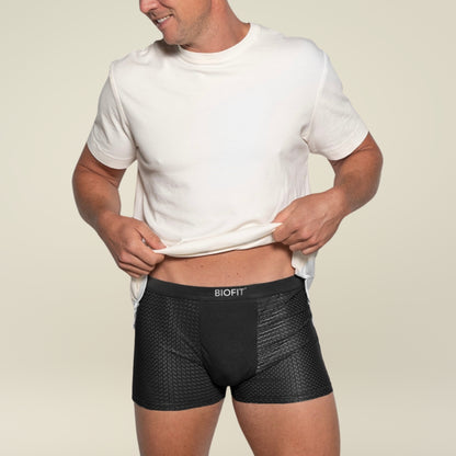 BIOFIT® Essentials Boxer Trunks 5-Pack Black | + 5 FREE