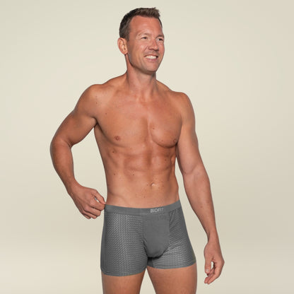 BIOFIT® Essentials Boxer Trunks 5-Pack Grey | + 5 FREE