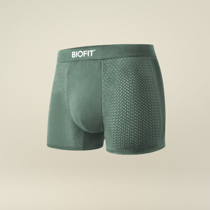 BIOFIT® Essentials Boxer Trunks 5-Pack Green | + 5 FREE