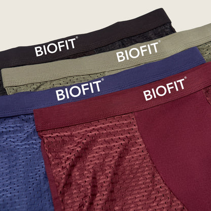 BIOFIT® Bamboe Boxershorts 10-Pack Zwart