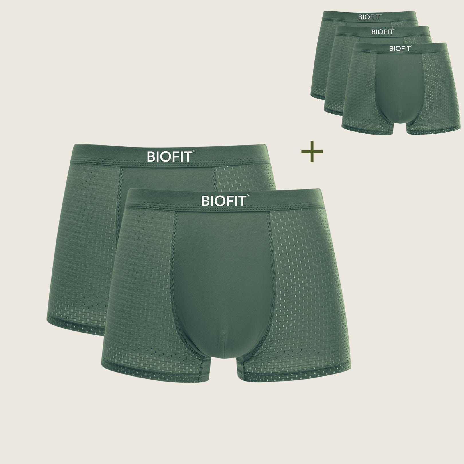 BIOFIT® Bamboe Boxershorts | Groente