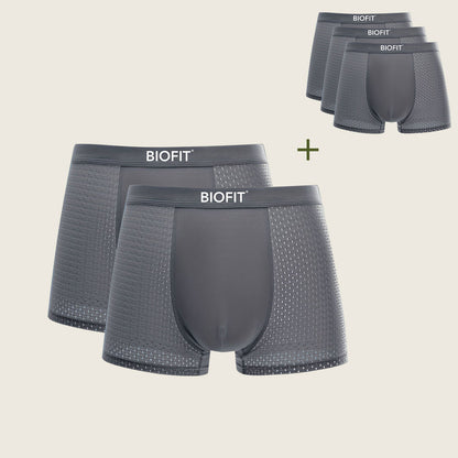 BIOFIT® Bamboe Boxershorts | Grijs